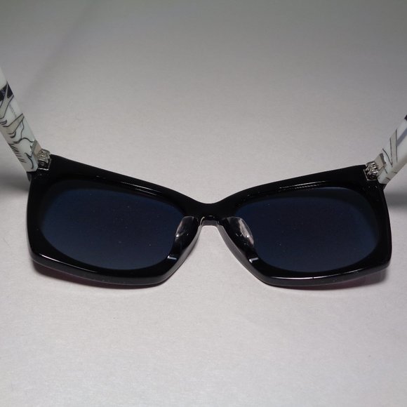 McQ by Alexander McQueen MQ0017SA Black White Red New Women\'s Sunglasses